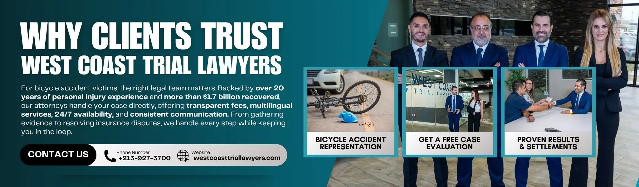 A detailed infographic explaining why WCTL is the best choice for bike accident claims.