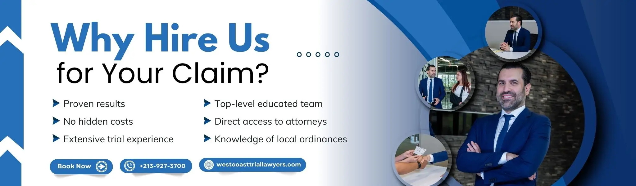 An Infographic Banner telling dog bite victims why they should hire WCTL for their claim.