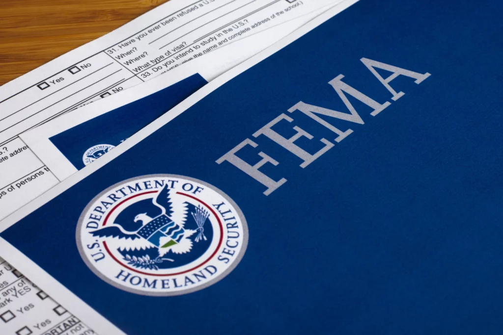 A FEMA application.