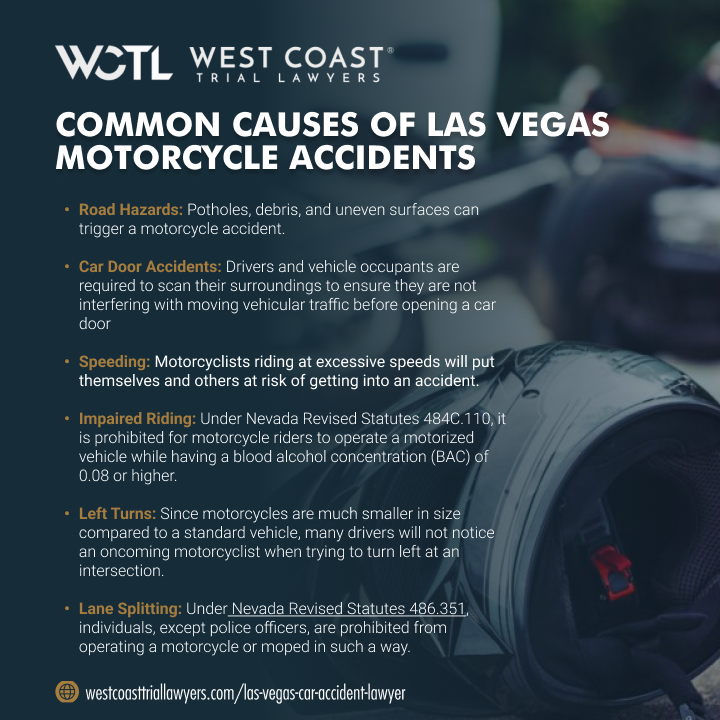 Common Causes of Las Vegas Motorcycle Accidents