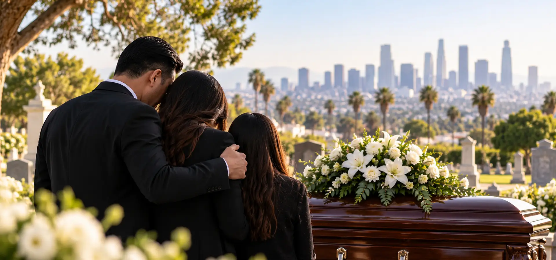 A grieving family in LA.