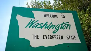 A sign of Washington State.