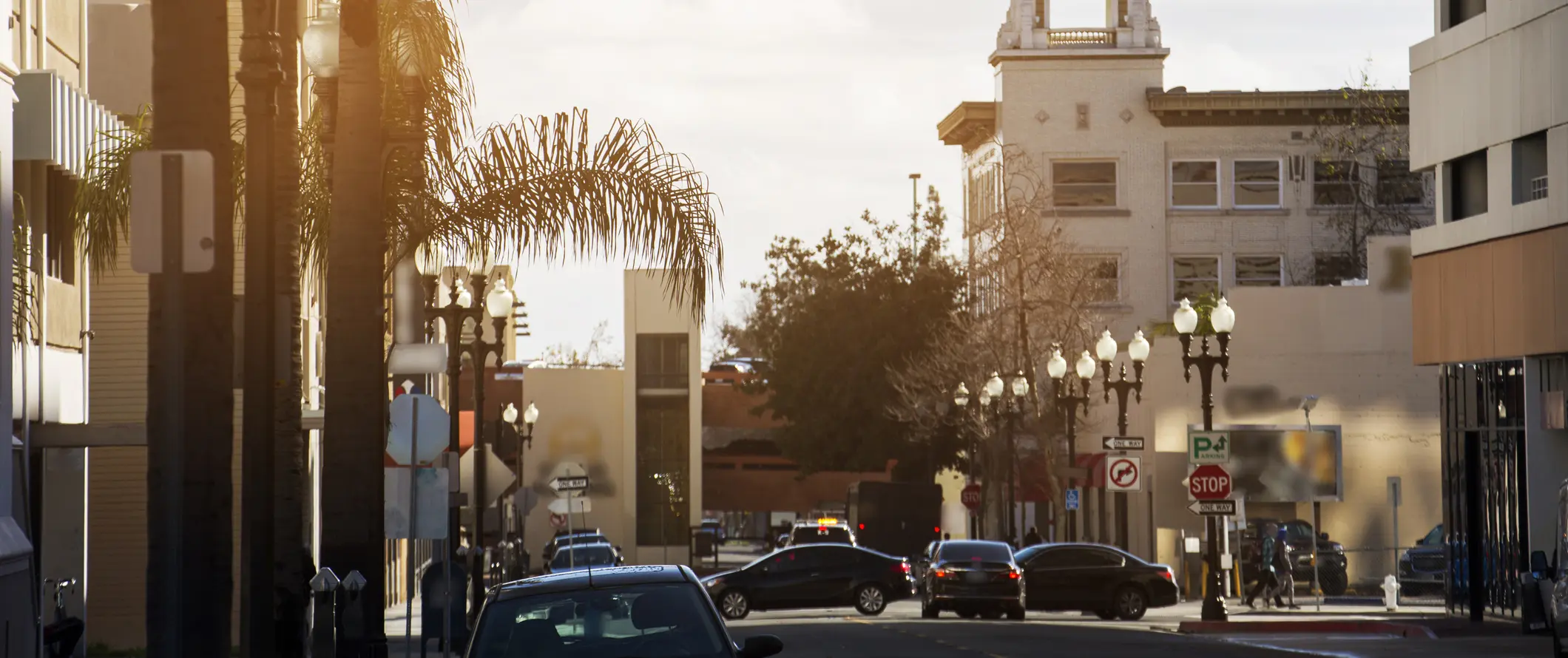 A shot of downtown Santa Ana.