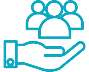 A personalized service icon.