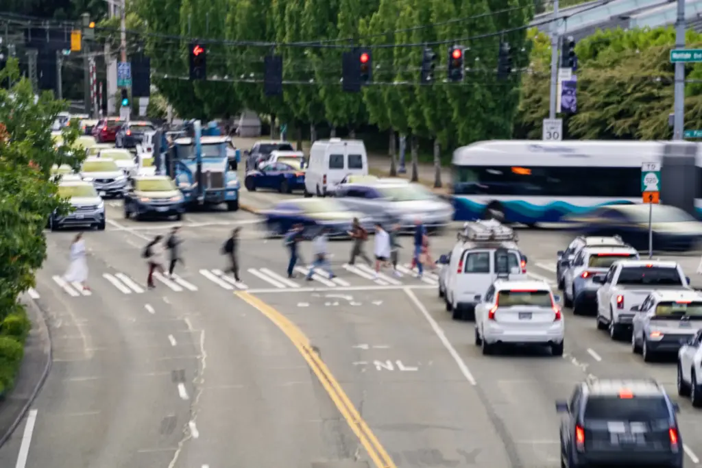A dangerous intersection in Seattle, WA.