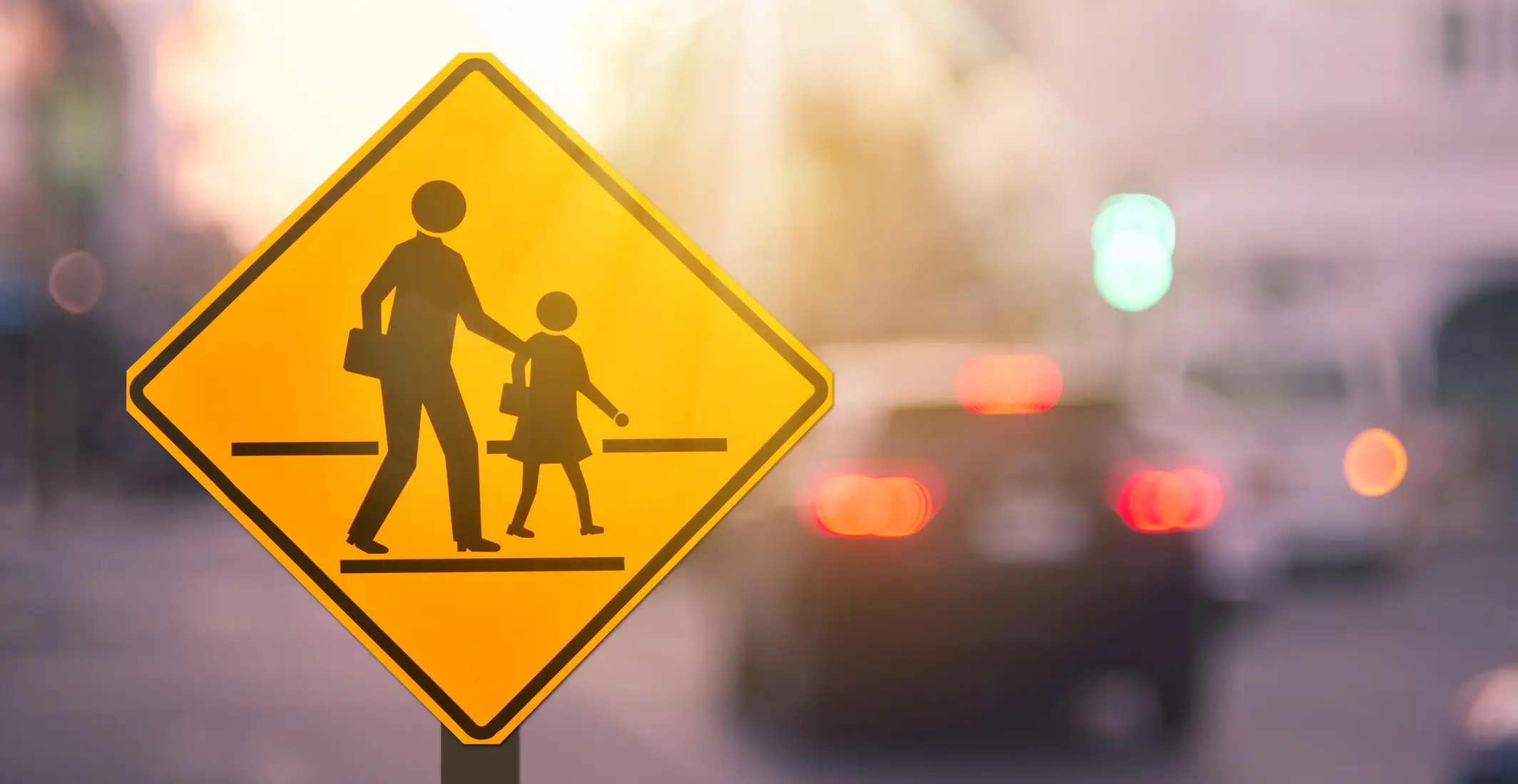 A school zone sign in Nevada.