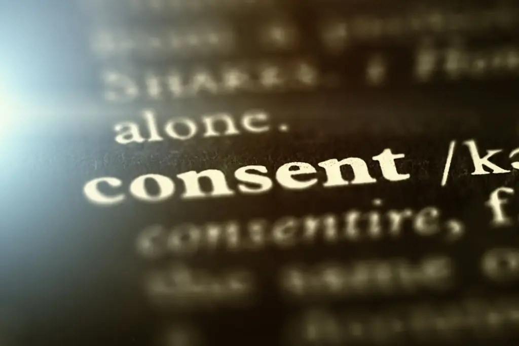 The definition of consent.