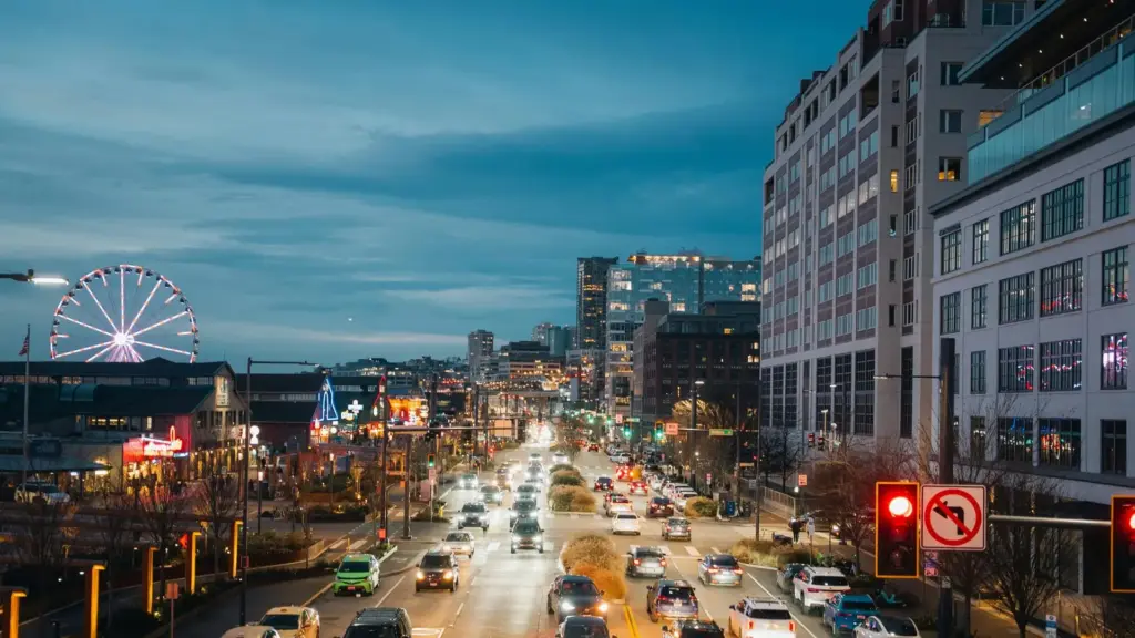 A Seattle intersection.