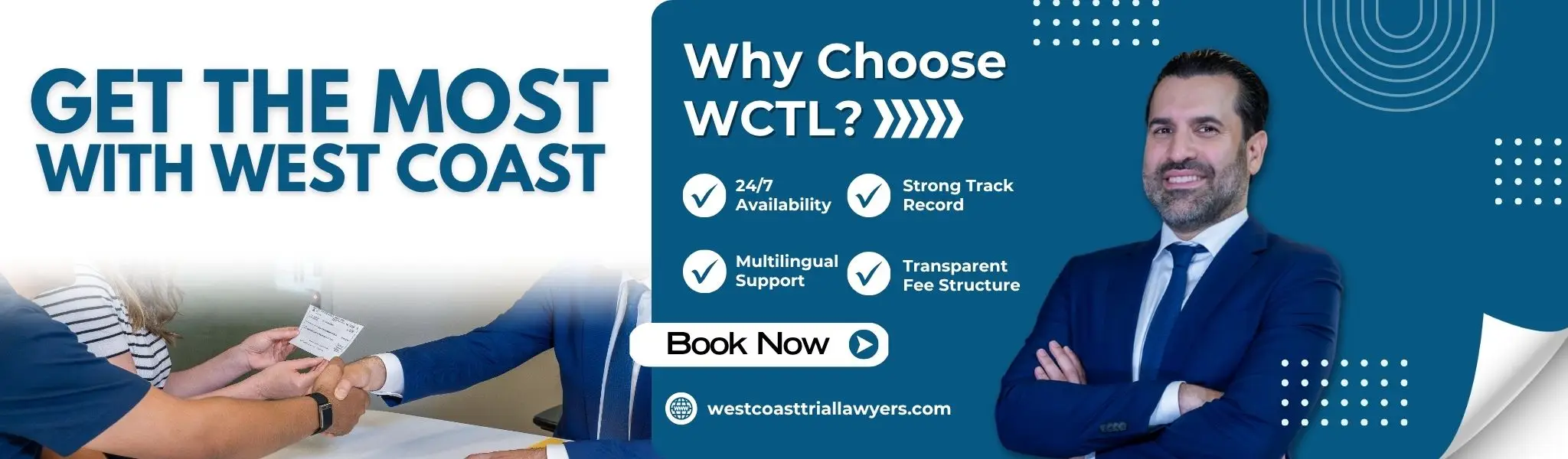 A detailed infographic on why Phoenix car accident victims should choose WCTL.