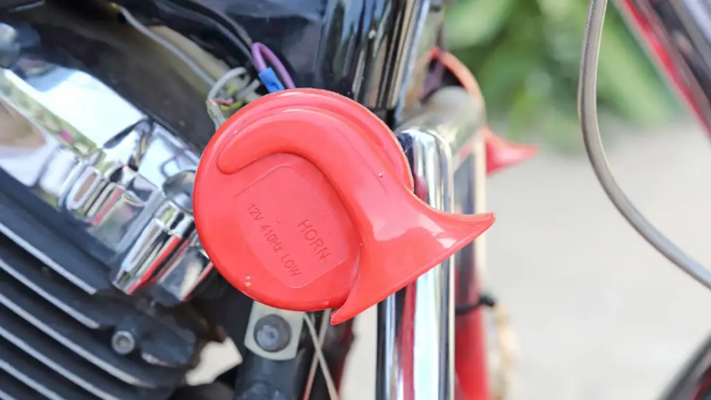A motorcycle horn attachment.